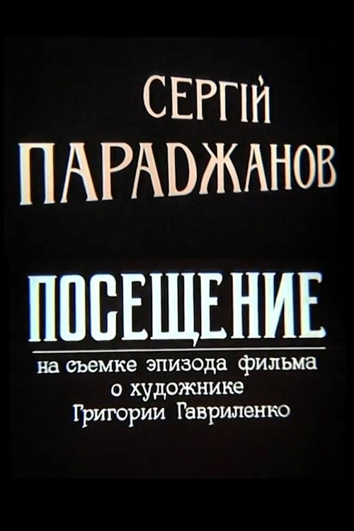 Movie poster for Sergei Parajanov. A Visit (1994)