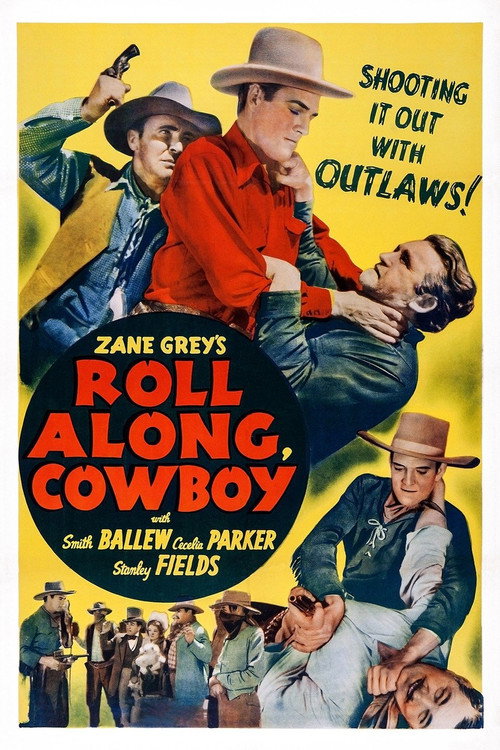 Movie poster for Roll Along, Cowboy (1937)