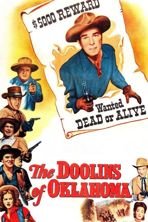 Movie poster for The Doolins of Oklahoma (1949)