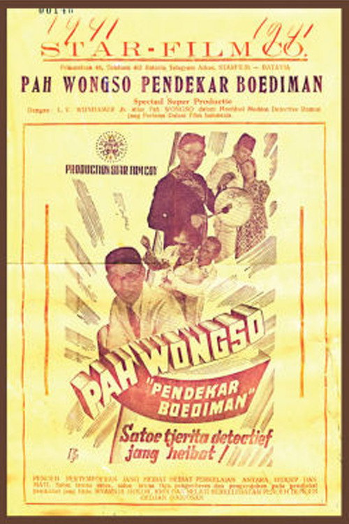 Movie poster for Pah Wongso Pendekar Boediman (1940)