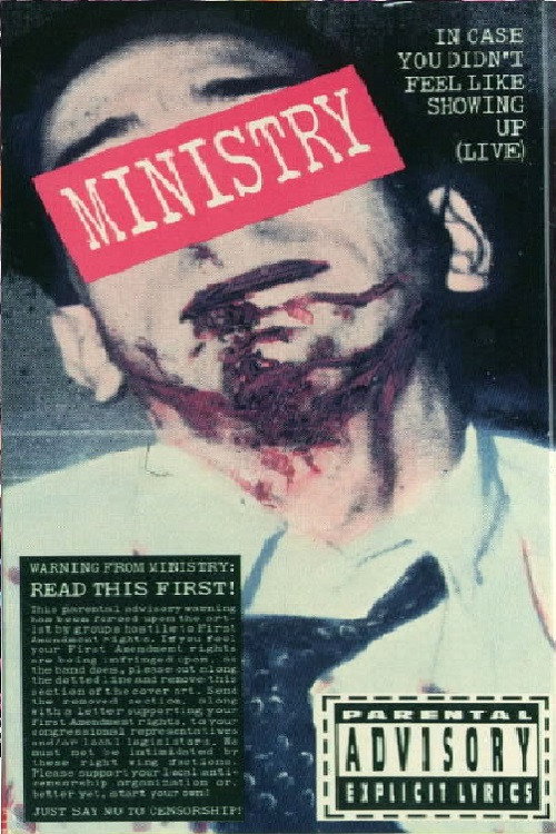 Movie poster for Ministry: In Case You Didn't Feel Like Showing Up (1990)
