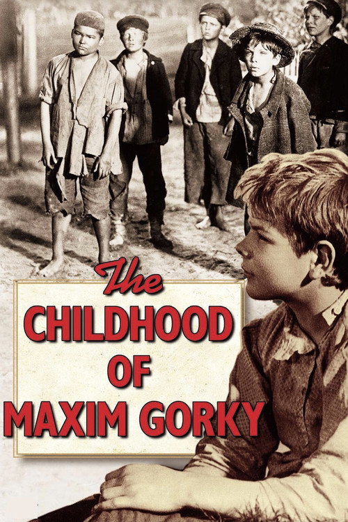 Movie poster for The Childhood of Maxim Gorky (1938)