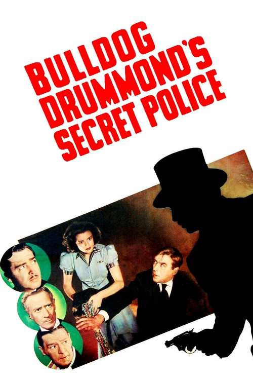 Movie poster for Bulldog Drummond's Secret Police (1939)