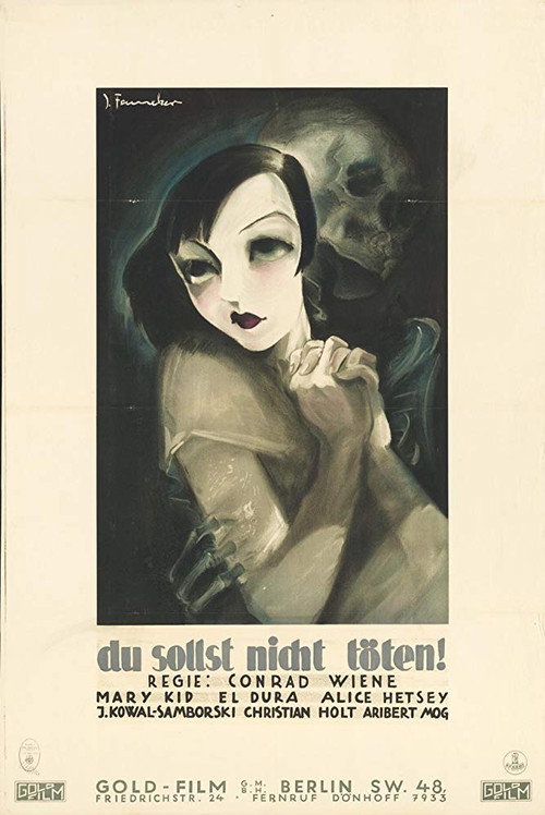 Movie poster for A prostitute has been murdered (1930)