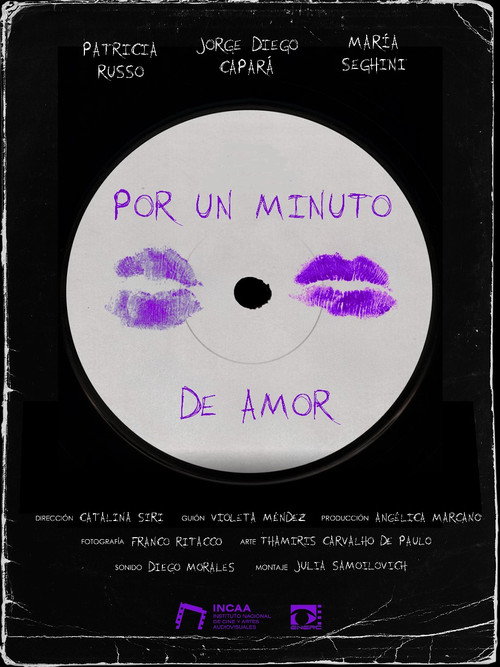 Movie poster for Por un minuto de amor (2024)
