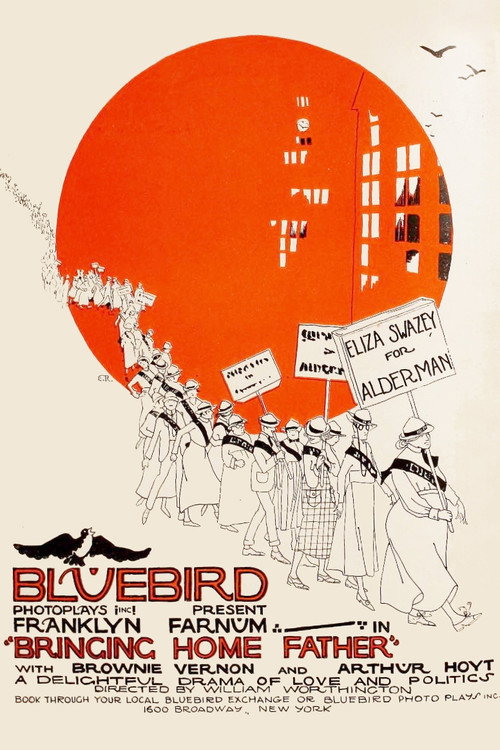 Movie poster for Bringing Home Father (1917)