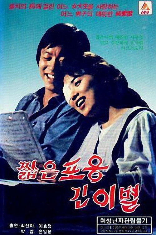 Movie poster for Short Embrace, Long Goodbye (1984)