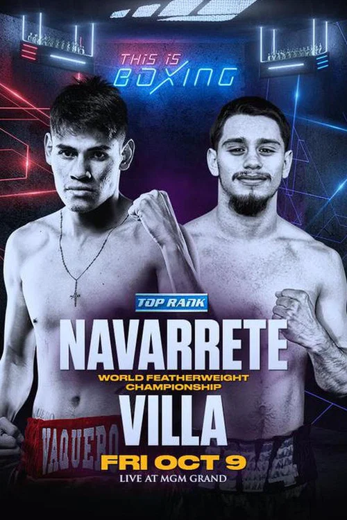 Movie poster for Emanuel Navarrete vs. Ruben Villa (2020)