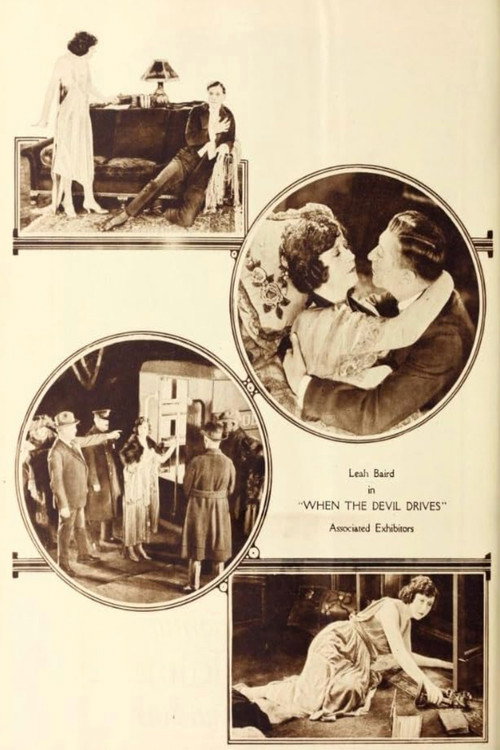 Movie poster for When the Devil Drives (1922)