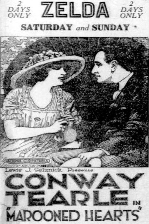 Movie poster for Marooned Hearts (1920)