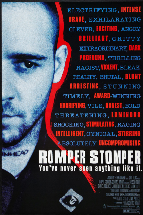 Movie poster for Romper Stomper (1992)