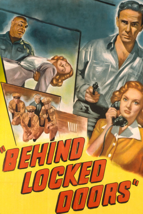 Movie poster for Behind Locked Doors (1948)