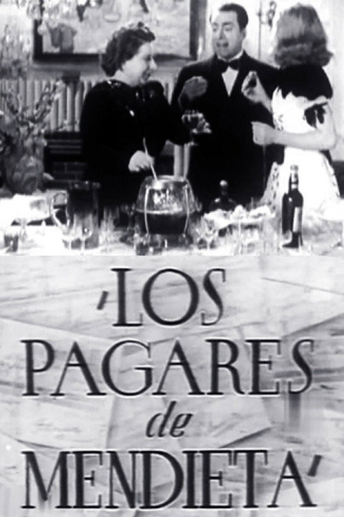 Movie poster for Los pagarés de Mendieta (1939)