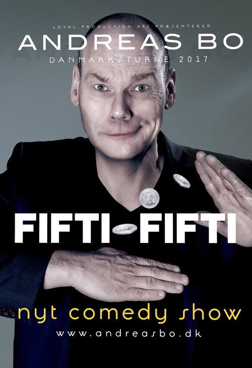 Movie poster for Andreas Bo: Fifti-Fifti (2018)