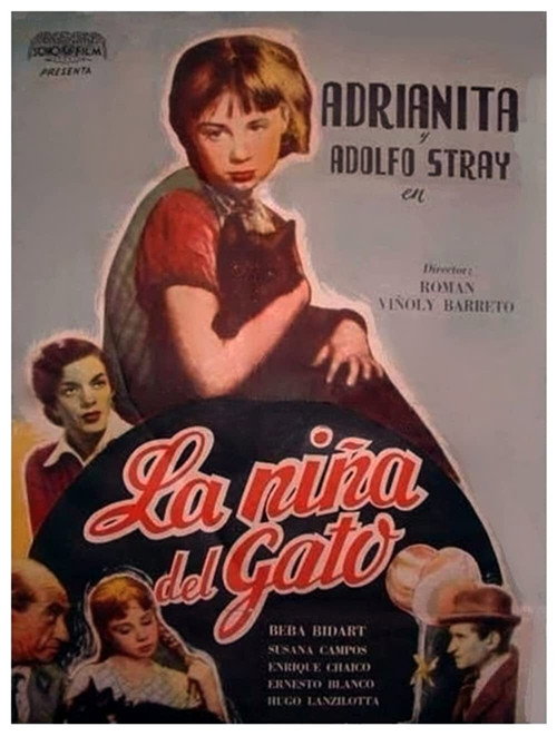 Movie poster for La niña del gato (1953)