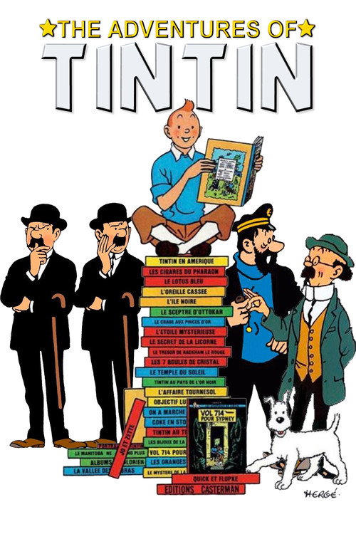 Series poster for The Adventures of Tintin (1991)