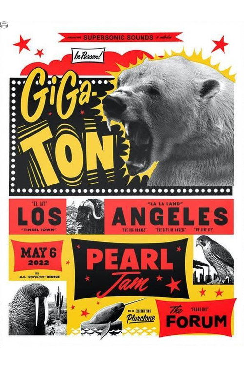Movie poster for Pearl Jam: Los Angeles 2022 - Night 1 (2022)