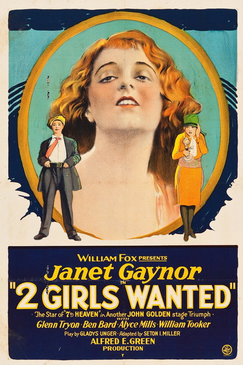 Movie poster for Two Girls Wanted (1927)