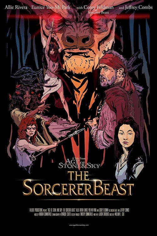 Movie poster for Age of Stone and Sky: The Sorcerer Beast (2021)