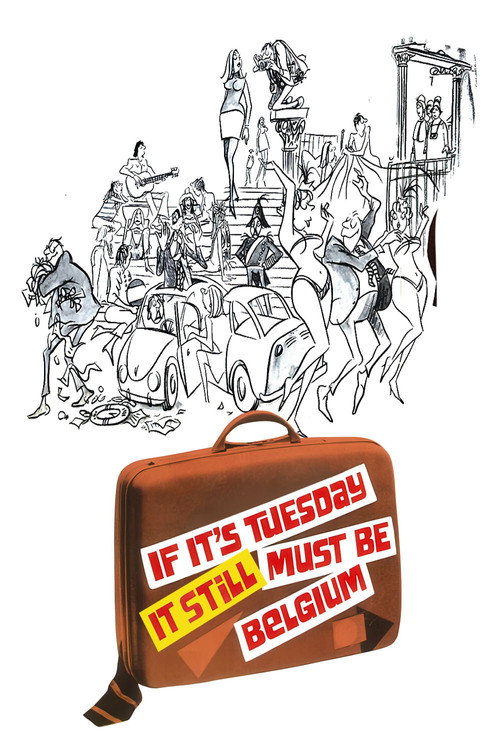 Movie poster for If It's Tuesday, It Still Must Be Belgium (1987)