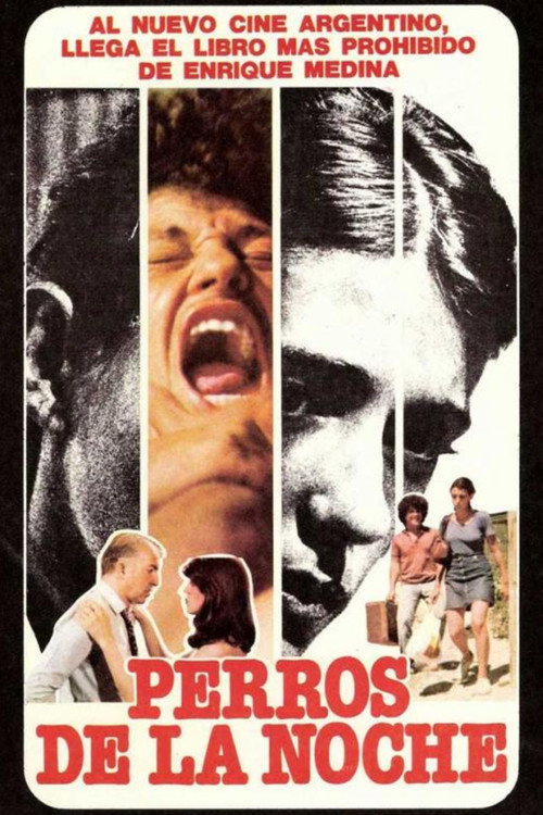 Movie poster for Perros de la noche (1986)