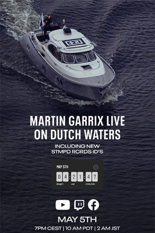 Movie poster for Martin Garrix Live: On Dutch Waters (2020)