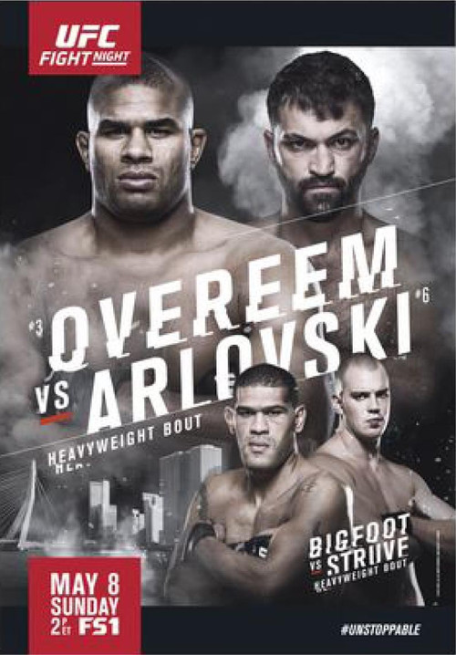 Movie poster for UFC Fight Night 87: Overeem vs. Arlovski (2016)