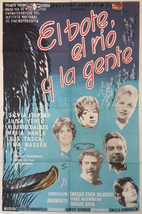Movie poster for The boat, the river and the people (1960)