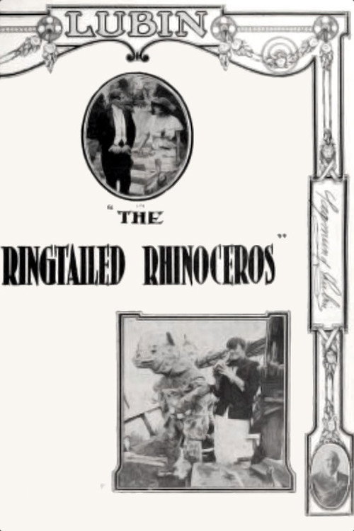 Movie poster for The Ringtailed Rhinoceros (1915)