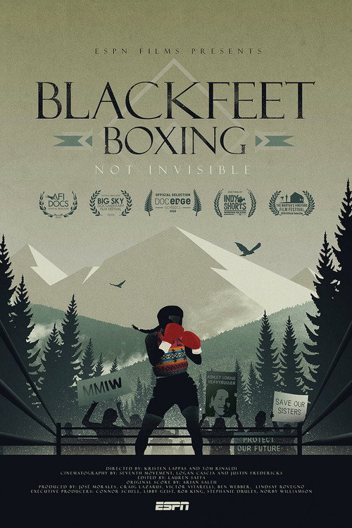 Movie poster for Blackfeet Boxing: Not Invisible (2020)