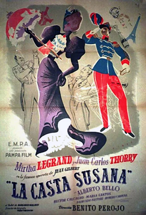 Movie poster for La casta Susana (1944)