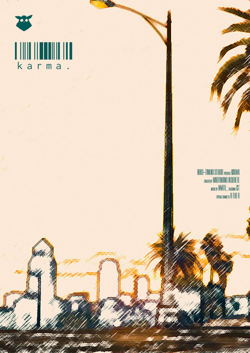 Movie poster for karma. (2025)