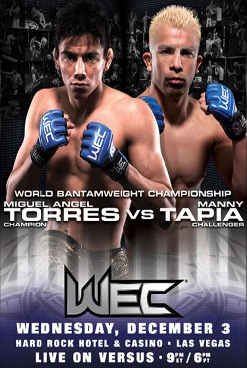 Movie poster for WEC 37: Torres vs. Tapia (2008)