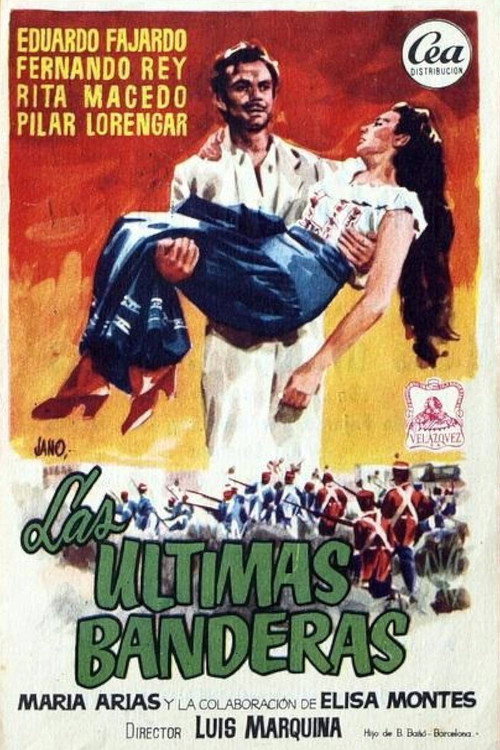 Movie poster for Las últimas banderas (1954)