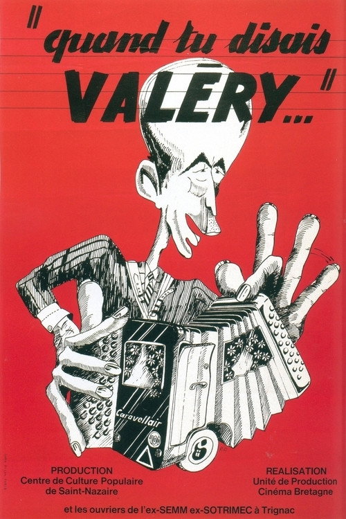 Movie poster for Quand tu disais, Valéry (1976)