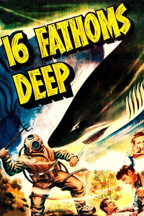 Movie poster for Sixteen Fathoms Deep (1934)