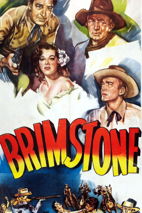 Movie poster for Brimstone (1949)