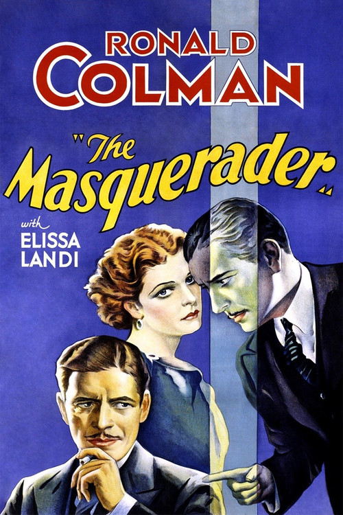 Movie poster for The Masquerader (1933)
