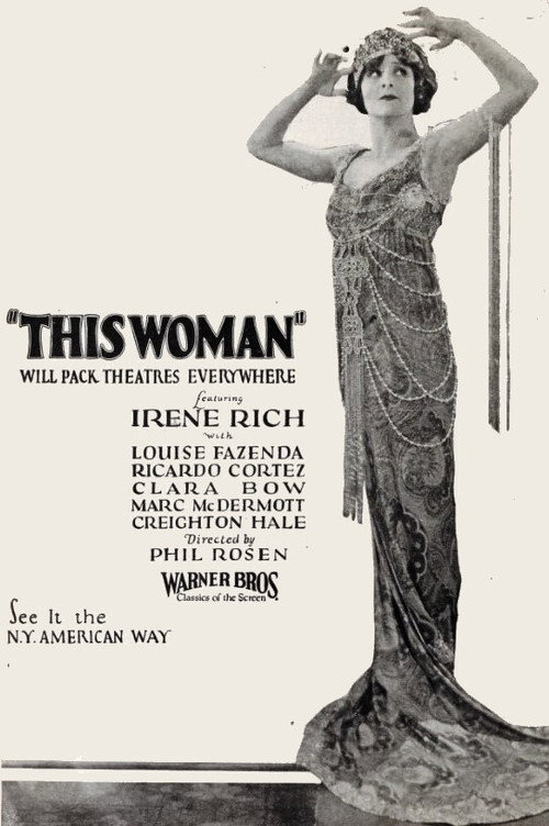 Movie poster for This Woman (1924)