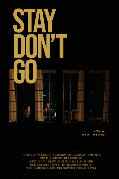 Movie poster for Stay Don't Go (2024)