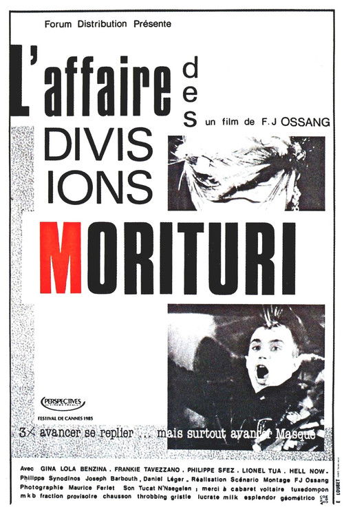 Movie poster for The Case of the Morituri Divisions (1985)