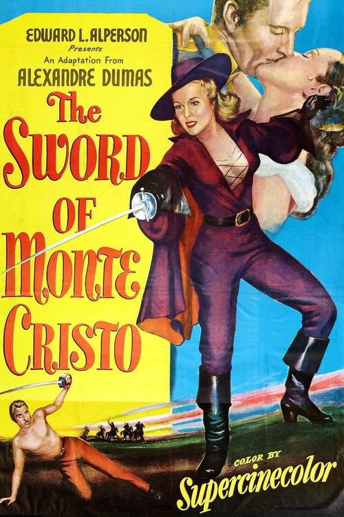 Movie poster for The Sword of Monte Cristo (1951)
