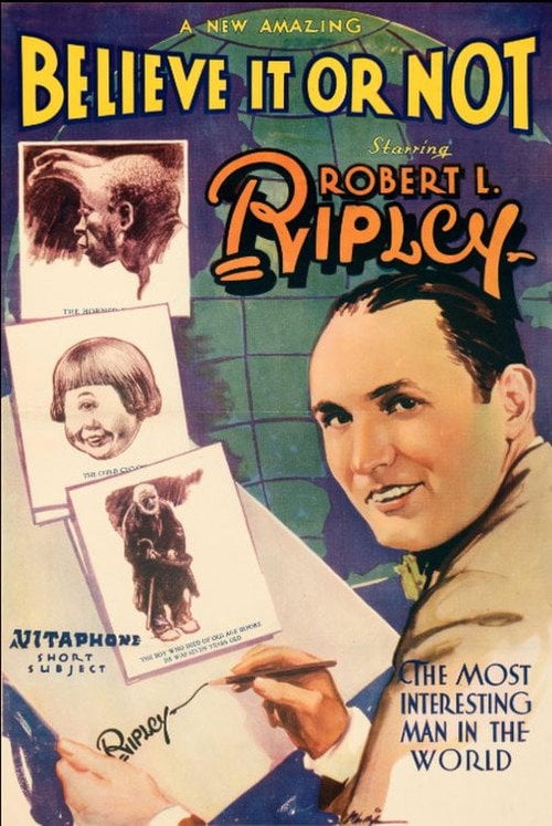 Movie poster for Believe It or Not #10 (1931)