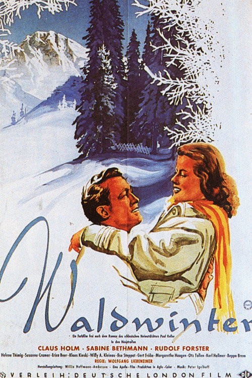 Movie poster for Waldwinter (1956)