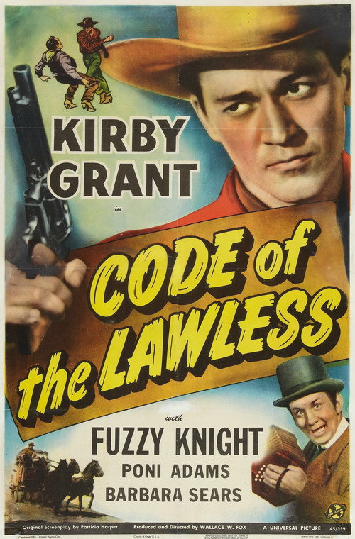 Movie poster for Code of the Lawless (1945)