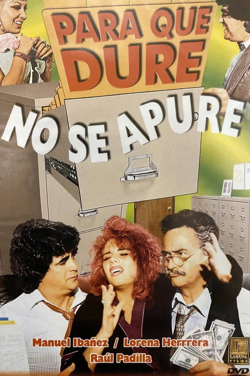 Movie poster for Para que dure no se apure (1988)