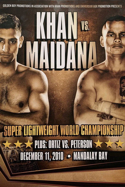 Movie poster for Amir Khan vs. Marcos Maidana (2010)