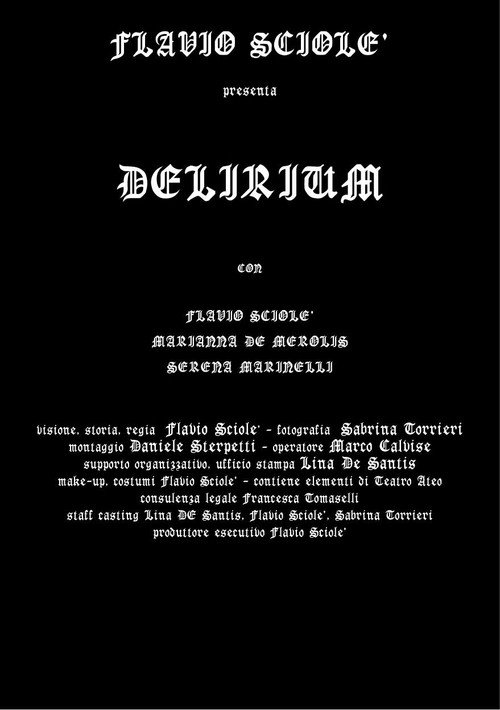 Movie poster for Delirium (2003)