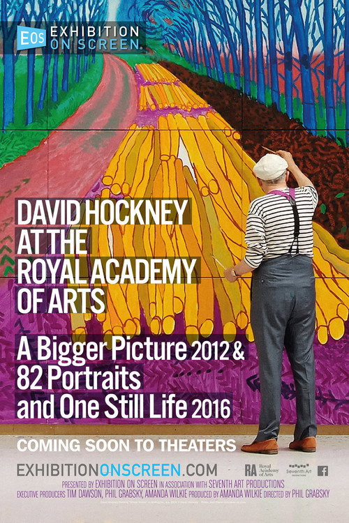 Movie poster for David Hockney at the Royal Academy of Arts (2017)