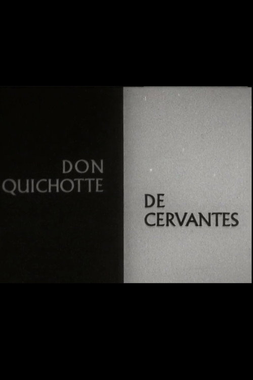 Movie poster for Don Quichotte de Cervantes (1965)